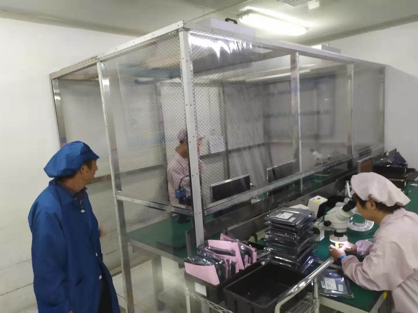 萬級鋁型材潔凈棚效果圖